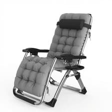 Image of Zero Gravity Chair Patio Folding Lounge Recliners Anti Gravity Chair Lawn Patio