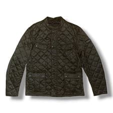 Image of BARBOUR INTERNATIONAL QUILTED JACKET MENS KHAKI GREEN SIZE XXL BNWT