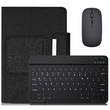 Image of Bluetooth Keyboard Case Mouse For Amazon Fire Max 11 2023 Fire HD 10/HD 10 Plus