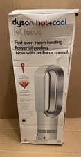 Image of Dyson Hot+Cool Jet Focus AM09 Fan Heater White / Silver