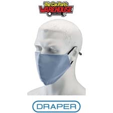 Image of Draper 94702 Light Fabric Reusable Face Masks Blue (Pack of 2)