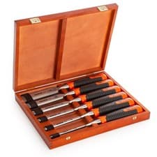 Image of Bahco Bevel Edge Chisel Set 6 Piece BAH434S6