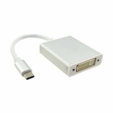Image of PRO USB 3.1 Type C Male Plug to DVI-D 24+5 Dual Link Adapter 15cm