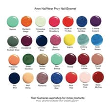 Image of Various Nail Enamels ~Avon Nail Wear Pro+ ~ Various Shades ~ Free P&P ~ New