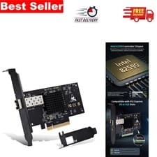 Image of High-Performance 10Gb PCIe Network Card – Ultra Stable for Gaming and Servers