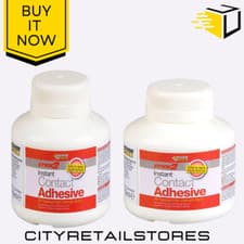 Image of Everbuild Stick 2 All Purpose Instant Contact Adhesive 250ml / 125ml Strong Glue