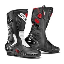 Image of Sidi Vertigo 2 Sports Race Track Motorcycle Motorbike Boots - Black/White