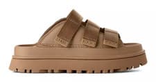 Image of NWB UGG Women's GoldenGlow Slide Sandals in Dark Sand Size 8