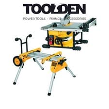 Image of DeWalt DWE7485-GB 210mm Compact Table Saw 1700W 110V & DE7400 Saw Stand