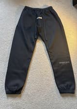 Image of New Black Large Essentials Joggers