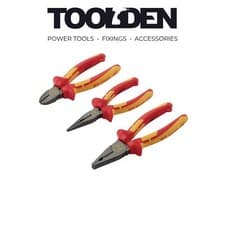 Image of Draper 99070 XP1000 VDE Pliers Set, Tethered (3 Piece)