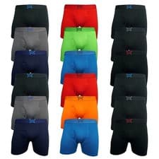 Image of 6 Pack Boxer Shorts Brief Trunks Underwear Stretch Soft Pants Elasticated S-5XL