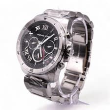Image of Michael Kors MK 8438 Mens Brecken Black Chronograph Watch