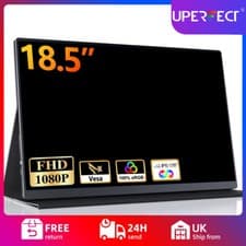 Image of 18.5 Inch Portable Monitor 1080P IPS 100Hz 100% sRGB Gaming Monitor USB-C HDMI A