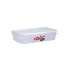 Image of Food Container 2.1L White Pressure Lid BPA Free Microwave Freezer Safe 28.5cm