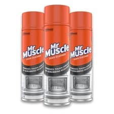 Image of Mr Muscle Heavy Duty Oven Cleaner 3x300ml, Fast-Acting, No-Scrub, Degreaser