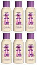 Image of 6x Aussie Mighty Mega Shampoo 90ml - Travel Size