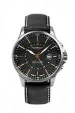 Image of Iron Annie 5842-5 Corrugated Dual-Time Quartz Men's Watch 42mm