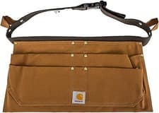 Image of Carhartt Tool Apron A09 Duck Nail Apron Brown Men's and Women's Sizes L/XL