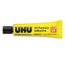 Image of UHU All Purpose Glue GEL 35ml Extra Strong Clear Adhesive Boxed Pack of 4