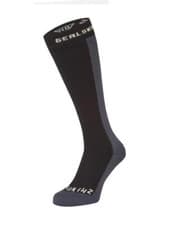 Image of Sealskinz Worstead Waterproof Cold Weather Knee Length Sock - Black
