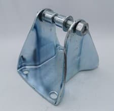 Image of Blickle Roller Mounting Swivel Caster 134X110 Mm Steel Plate Zinc Plated