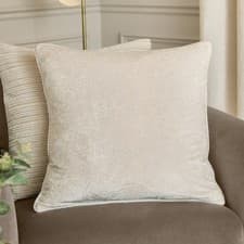 Image of Paoletti Lustre Crushed Velvet Plain Cushion | 50 x 50 cm | Various Colours