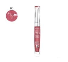 Image of Bourjois Effet 3D Rose Charismatic Lip Gloss 03 Brun Rose Academie,5.7 ml,Free🚚