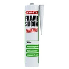 Image of Evo-Stik Trade Only Frame Silicone Sealant - 280ml - White