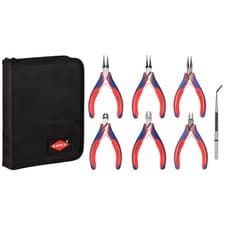 Image of Knipex Electronics Pliers Set 00 20 16 7 Piece