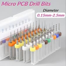 Image of Solid Carbide Carbide PCB CNC Micro Twist Drill Bits Milling 0.15 0.2mm - 2.5mm