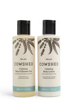 Image of Cowshed Calming Relax Bath & Shower Gel & Body Lotion 2 x 100ml - Brand New