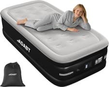 Image of ADABT Single Size Air Bed Inflatable Mattress High Raised Built-in Electric Pump