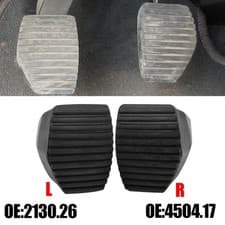 Image of 1 Set Brake Clutch Foot Pedal Pad Cover Rubber 213026 450417 For Citroen Peugeot