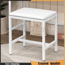 Image of Vanity Stool Footstool Dressing Table Stool Bedroom Makeup Chair Seat Footrest