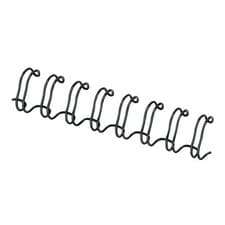Image of Fellowes Wire Binding Combs 10mm Black (Pack of 100) 53265