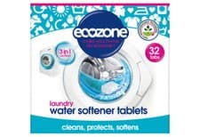 Image of Laundry Hard Water Softener Tablets for Washing Machines Ecozone Pack of 32 Tabs