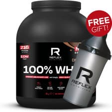 Image of Reflex Nutrition 100% Whey 2kg Delicious Whey Protein 6 Flavours + Free Shaker