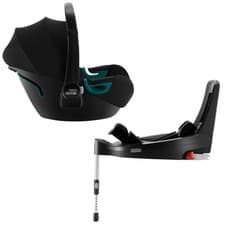 Image of Britax BABY-SAFE 3 i-Size Group 0+ Car Seat + Base Bundle - Space Black RRP £448