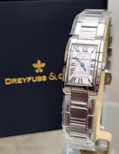 Image of Dreyfuss & Co Swiss Ladies Watch Steel Bracelet Handmade Switzerland New RRP£390