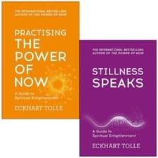 Image of Eckhart Tolle 2 Books Collection Set (Practising The Power Of Now, Stillness Spe