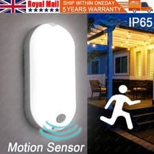 Image of LED MOTION PIR Sensor Lights Outdoor Garden Security Wall Light Path Lamp Wpzsst