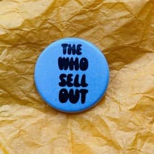 Image of The Who Sell Out New 25mm Pin Badge I Can See For Miles 1960s Mod