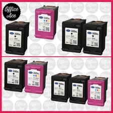 Image of Selection Of Refilled HP 300XL Ink Cartridges - Black / Colour