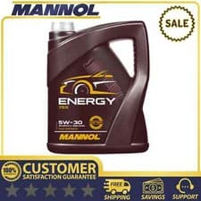 Image of MANNOL ENERGY 5W/30 FULLY SYNTHETIC ENGINE OIL SL/CF ACEA A3/B3 WSS-M2C913-B 5L