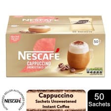 Image of Nescafe Gold Instant Coffee Sachets 50 Unsweetened Cappuccino