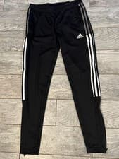 Image of Adidas Tiro 21 NWT Track Pants Size Small Womens Joggers Black Aeroready