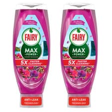 Image of 2 x FAIRY MAX POWER CHERRY BLOSSOM SPRING EDITION WASHING UP LIQUID 730ml
