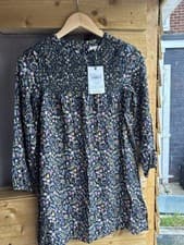 Image of Barbour Floral Dress girls large new with tags RRP£50 VGC