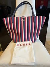 Image of Guess Reversible Alby Tote Bag - Brand New